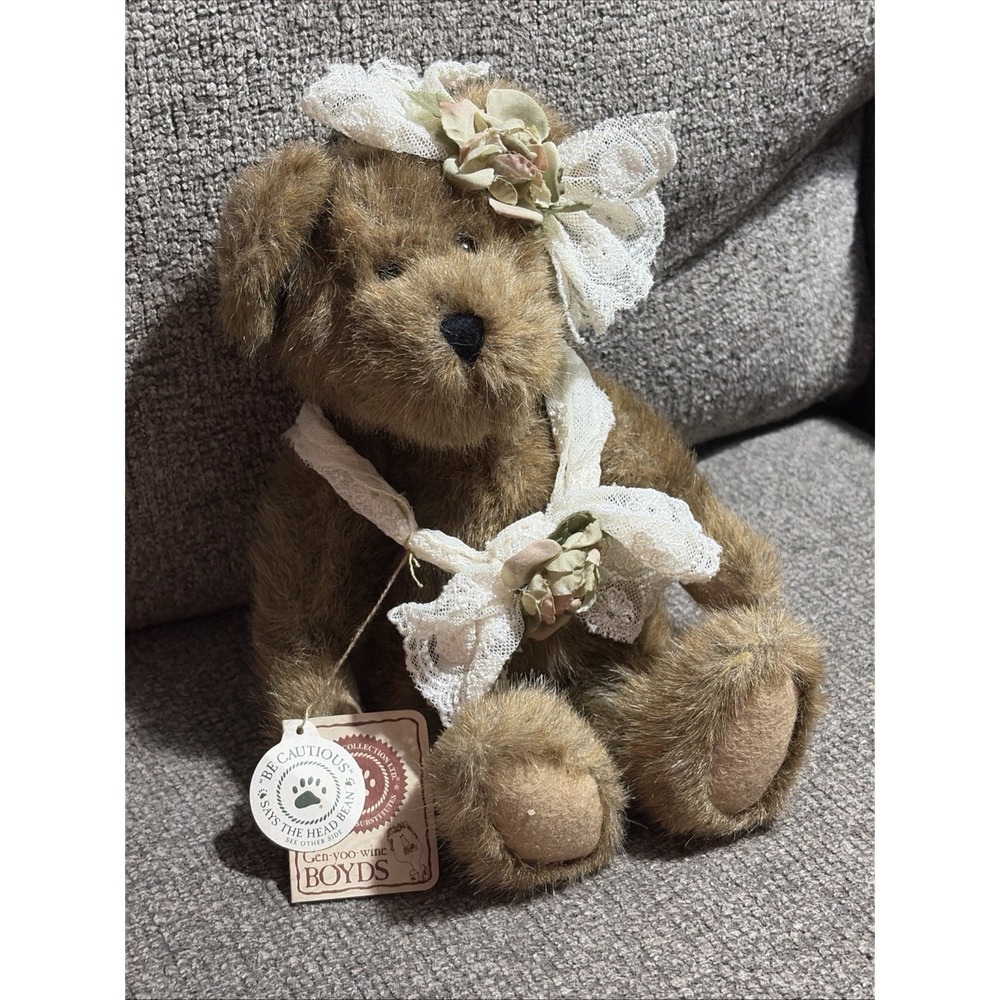 Boyds Plush Bear 10" Dorothea Laceley Bear